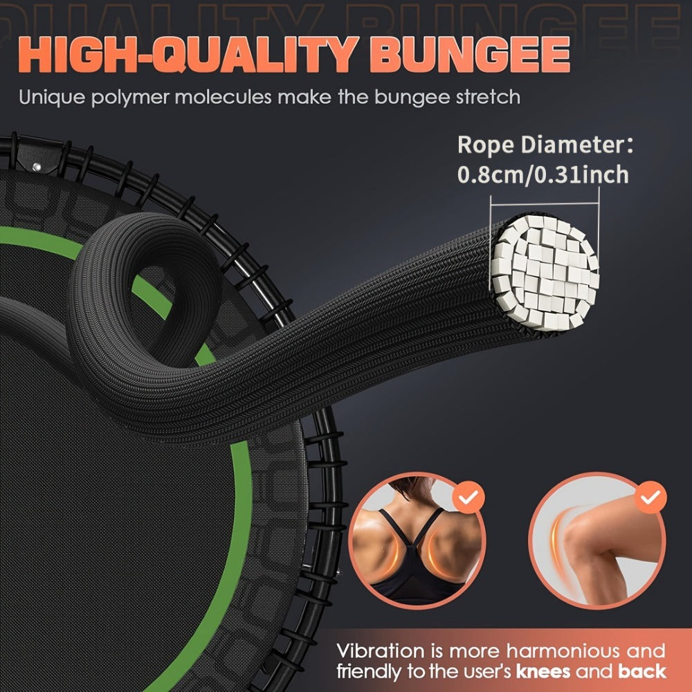 40" Mini Fitness Trampoline - 661 lbs Capacity