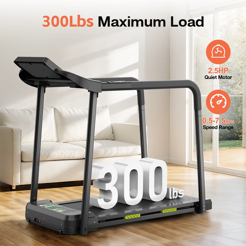 Senior Walking Treadmill – 2.5HP Motor, LED Display, 300lb Capacity