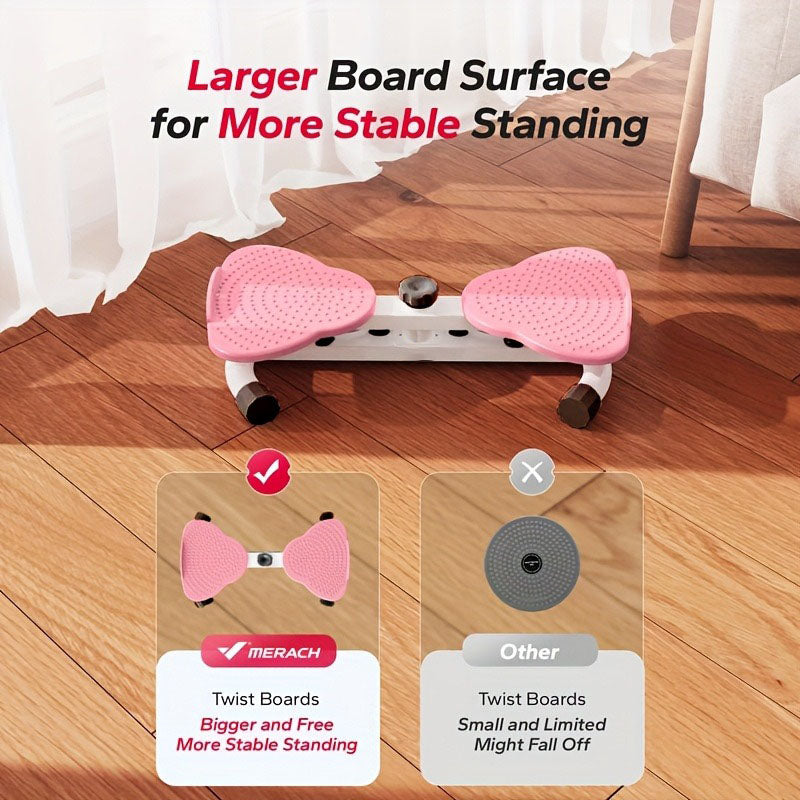 Waist Twist Exercise Machine - Home Gym Core Trainer with Foot Massage