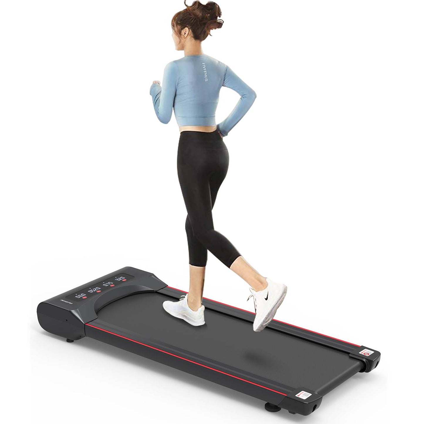 Under-Desk Walking Treadmill – Compact Home Office Fitness Pad