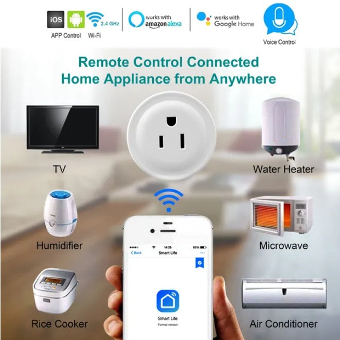 WiFi Smart Socket | Alexa & Google Compatible