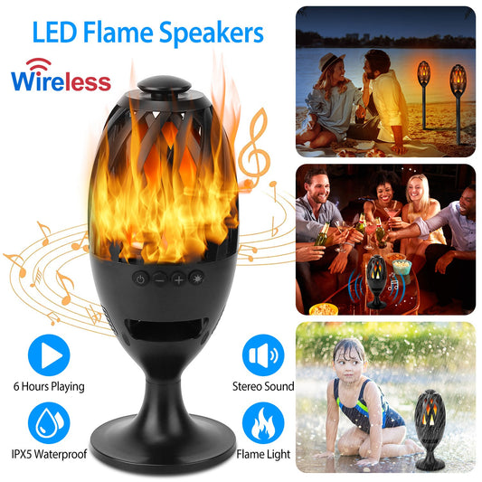 LED Flame Speaker | Wireless Outdoor Torch Light
