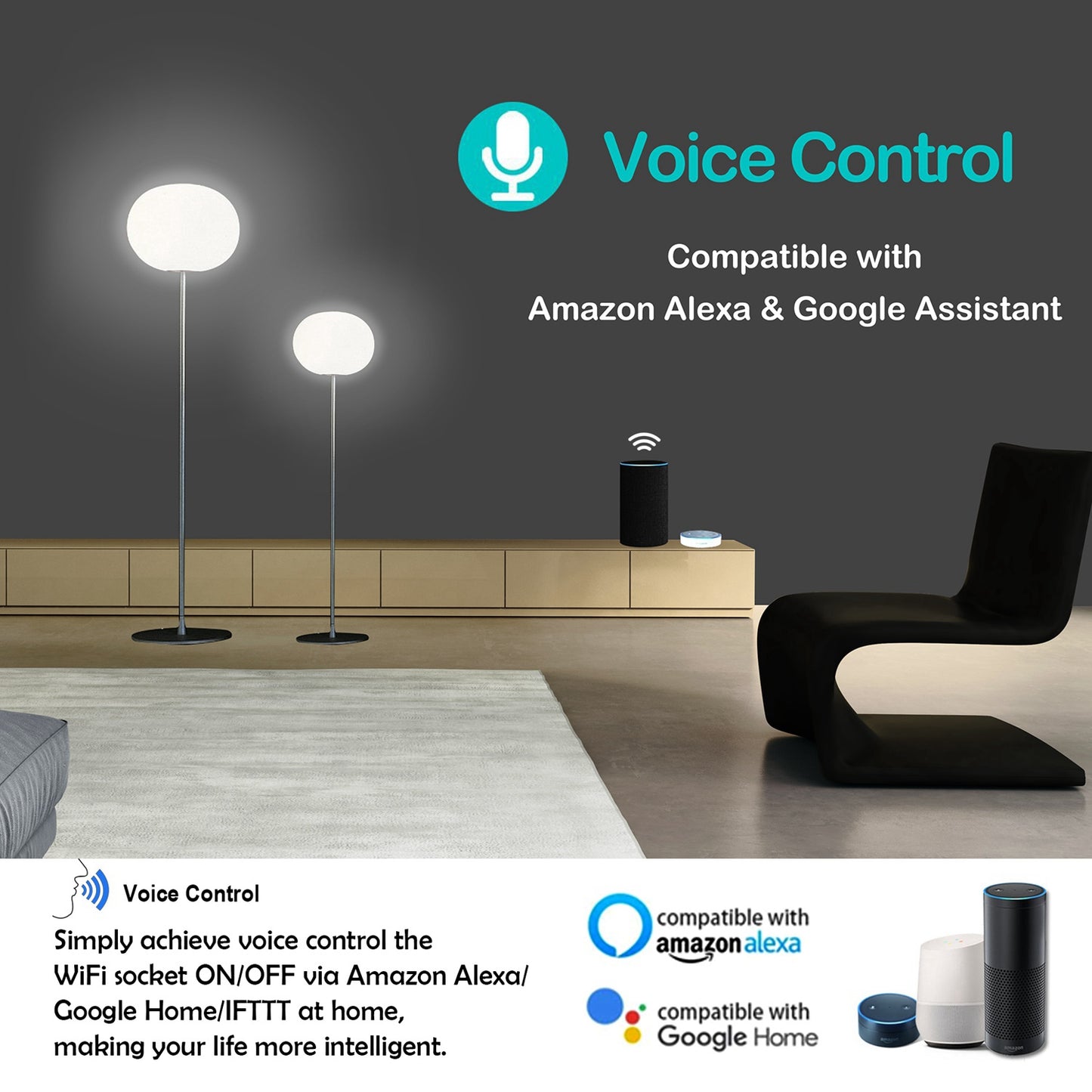 WiFi Smart Plug | Voice Control & Timer
