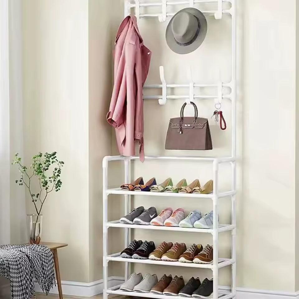 AFHEE Multi-Layer Shoe Rack | Floor-Standing Storage Organizer for Entryway & Closet