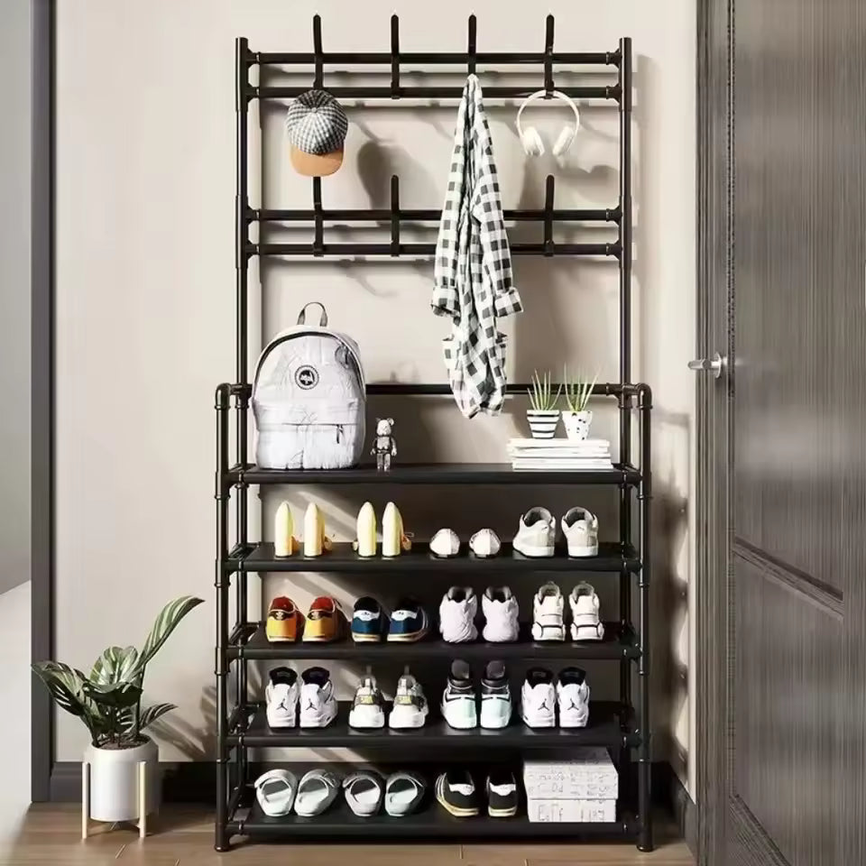 AFHEE Multi-Layer Shoe Rack | Floor-Standing Storage Organizer for Entryway & Closet