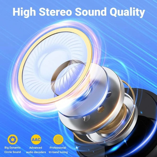 Bluetooth 5.3 TWS Earbuds | Waterproof & Noise Cancelling