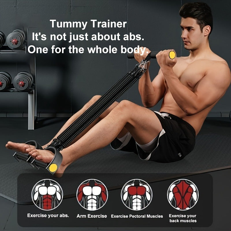 Adjustable Resistance Band Set with Foot Pedals