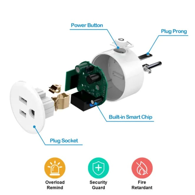 WiFi Smart Socket | Alexa & Google Compatible
