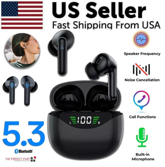 Bluetooth 5.3 TWS Earbuds | Waterproof & Noise Cancelling