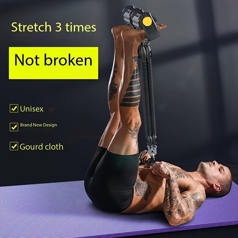 Adjustable Resistance Band Set with Foot Pedals