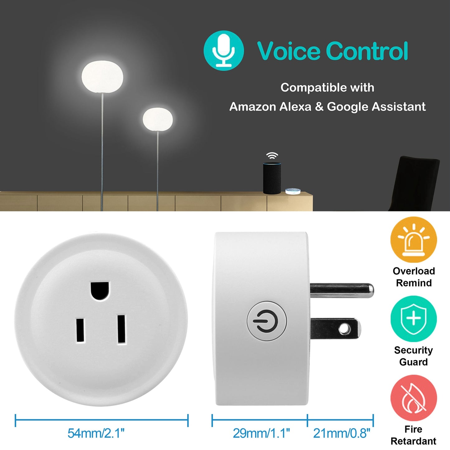 WiFi Smart Plug | Voice Control & Timer