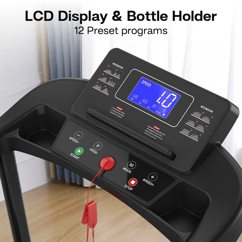 Senior Walking Treadmill – 2.5HP Motor, LED Display, 300lb Capacity