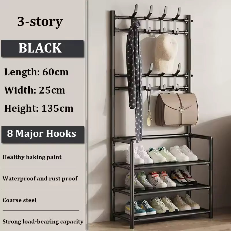 AFHEE Multi-Layer Shoe Rack | Floor-Standing Storage Organizer for Entryway & Closet