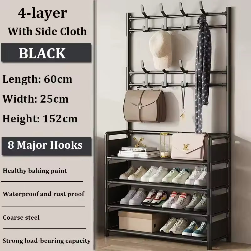 AFHEE Multi-Layer Shoe Rack | Floor-Standing Storage Organizer for Entryway & Closet